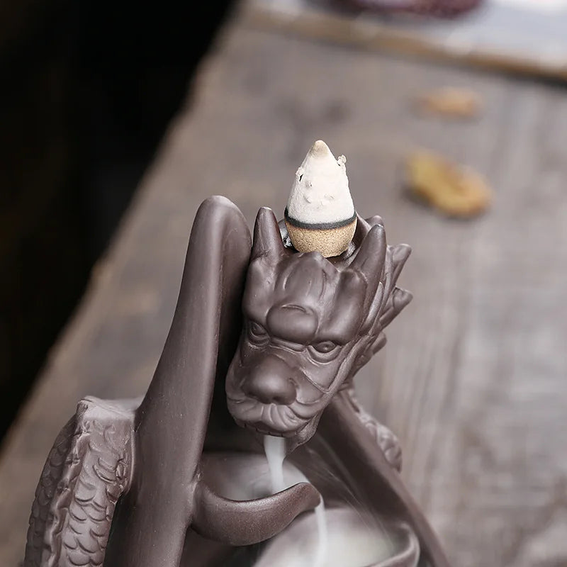 Dragon Waterfall Incense Burner-ToShay.org