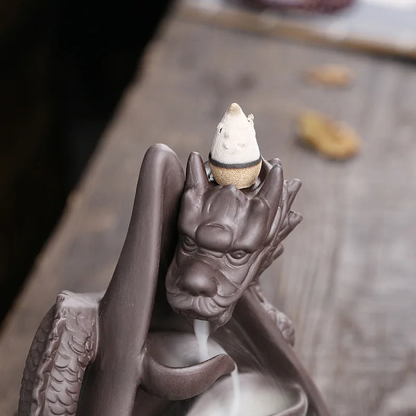 Dragon Waterfall Incense Burner-ToShay.org