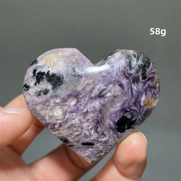 Purple Dragon Crystal Heart-ToShay.org