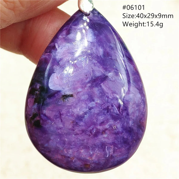 Purple Charoite Pendant-ToShay.org