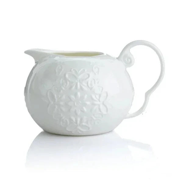 White Ceramic Tea Set-ToShay.org