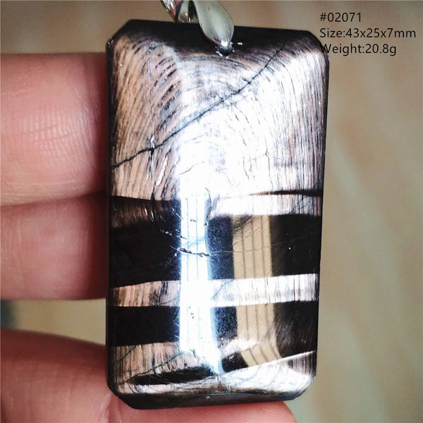 Black Hypersthene Pendant-ToShay.org