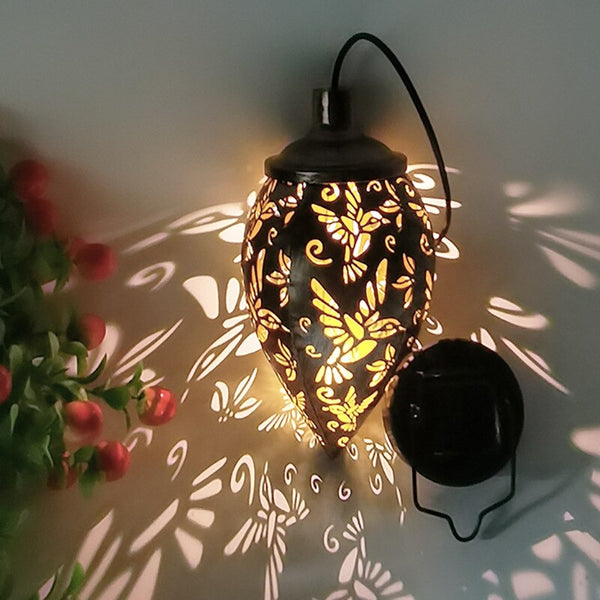 Moroccan Hanging Solar Lantern-ToShay.org