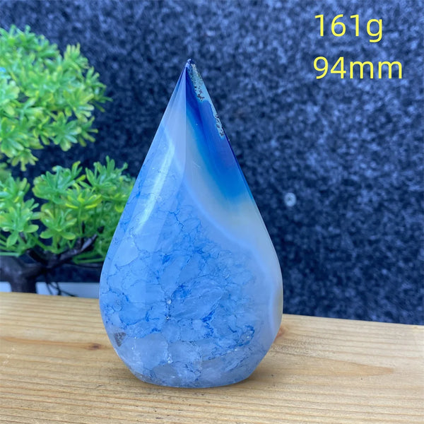 Blue Lace Agate Torch-ToShay.org