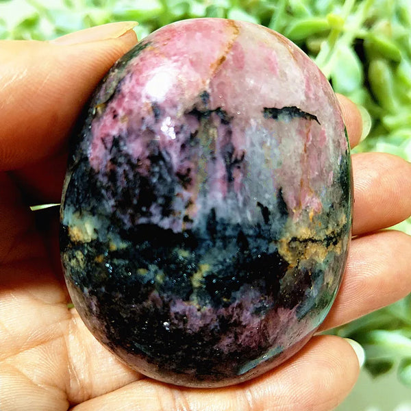 Pink Rose Snowflake Stone-ToShay.org