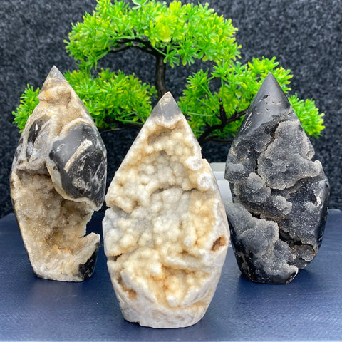 Black Sphalerite Torch-ToShay.org