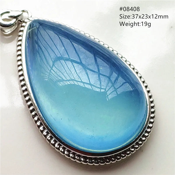 Blue Aquamarine Pendant-ToShay.org