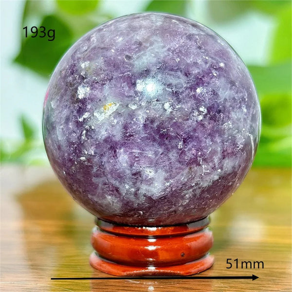 Purple Lepidolite Ball-ToShay.org