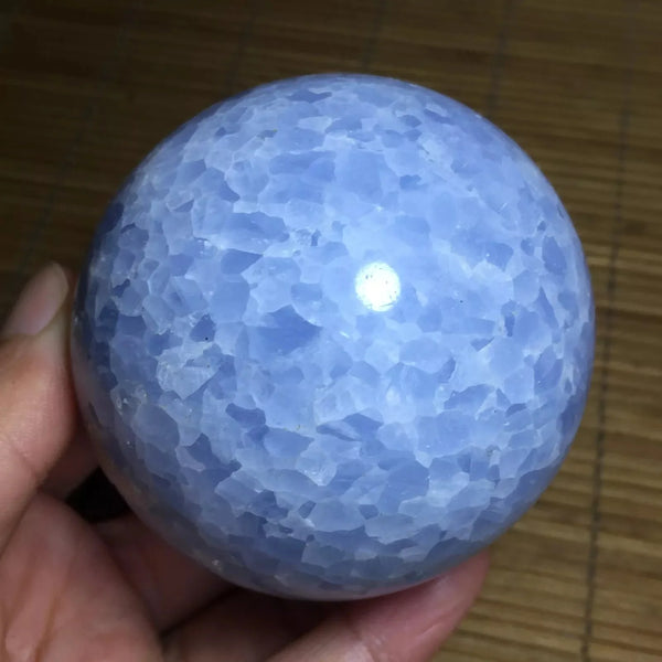 Blue Celestite Quartz Ball-ToShay.org
