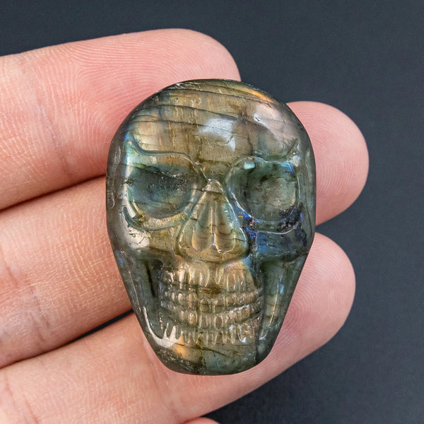 Blue Labradorite Skull-ToShay.org