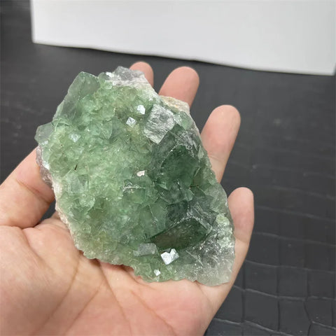 Green Fluorite Rough Crystals-ToShay.org