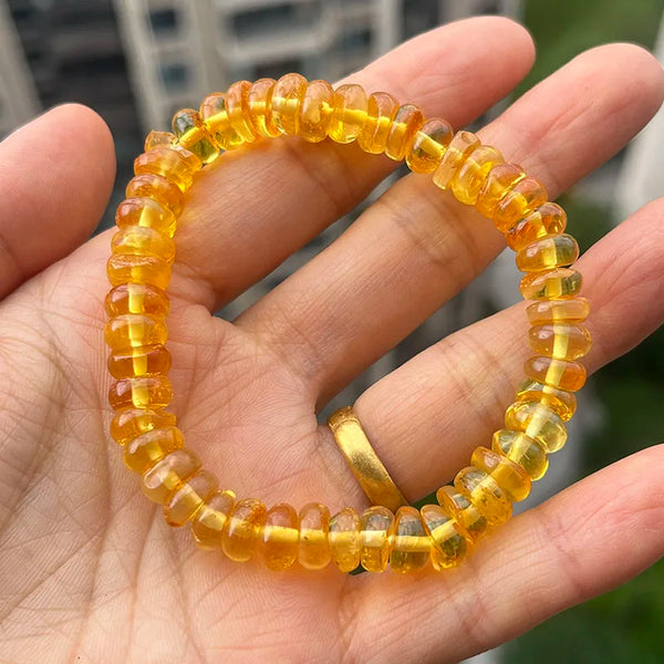 Yellow Amber Bracelet-ToShay.org