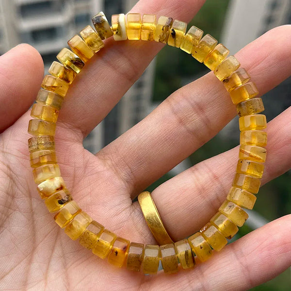 Yellow Amber Bracelet-ToShay.org