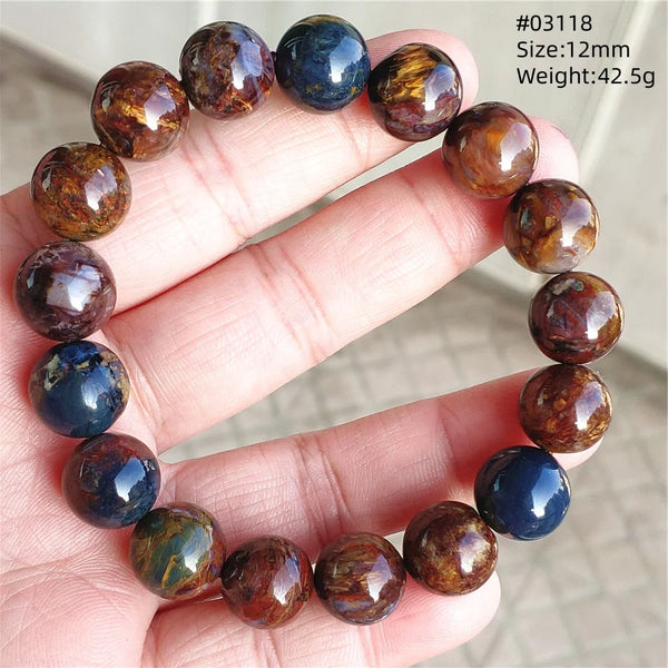 Blue Red Pietersite Bracelet-ToShay.org