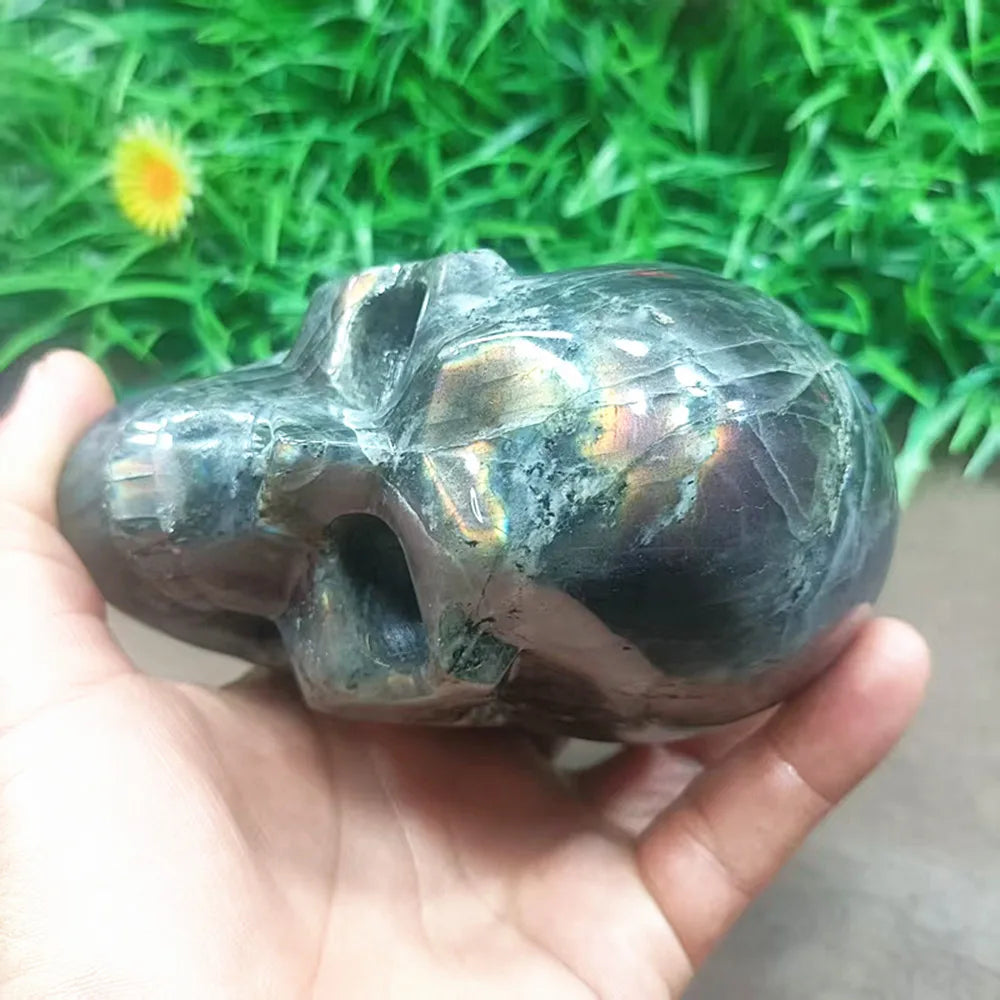 Purple Labradorite Skull-ToShay.org