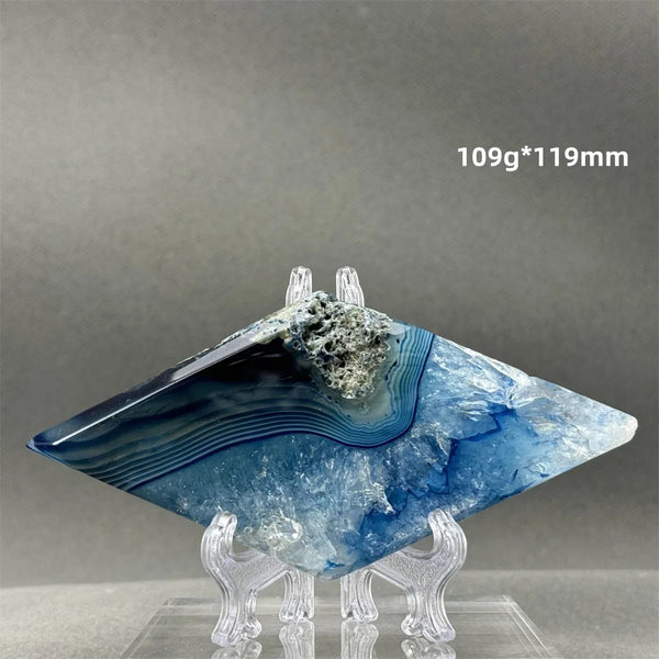 Blue Agate Rhombus-ToShay.org