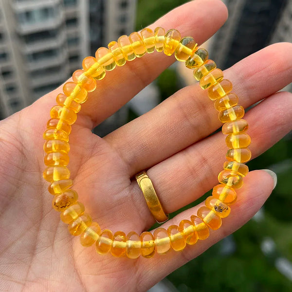 Yellow Amber Bracelet-ToShay.org