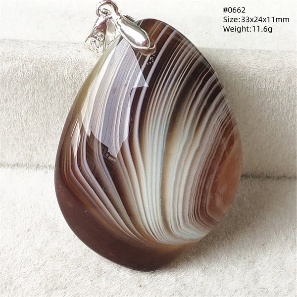 Grey Lace Agate Pendant-ToShay.org
