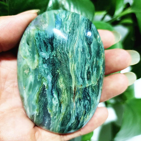 Ocean Jasper Palm Stone-ToShay.org