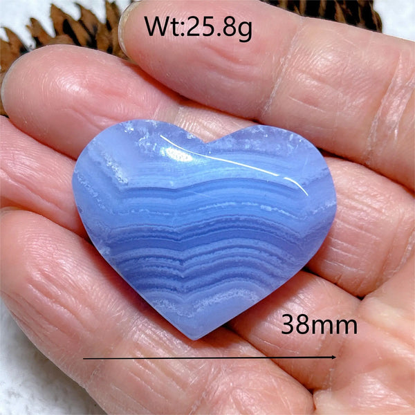 Blue Lace Agate Heart-ToShay.org