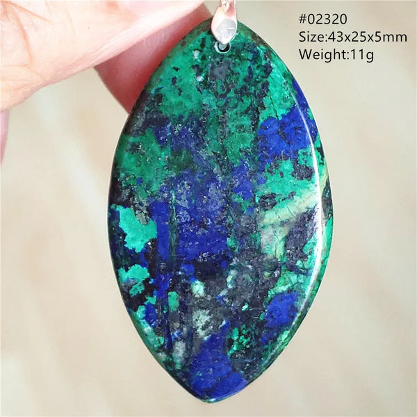 Blue Azulite Pendant-ToShay.org