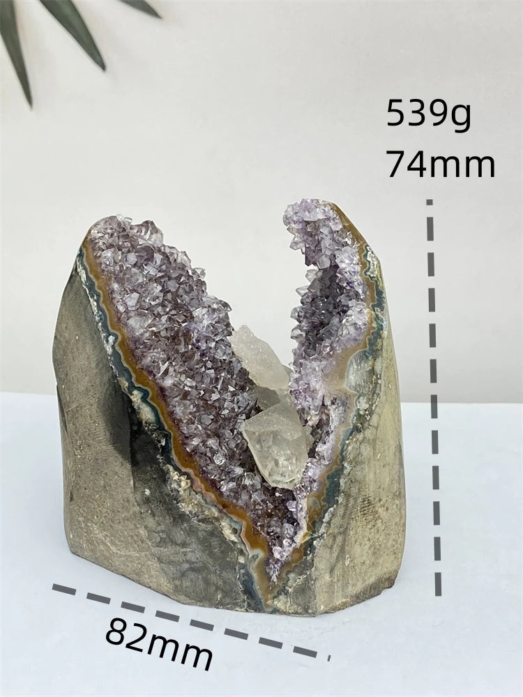 Purple Amethyst Crystal Geode-ToShay.org