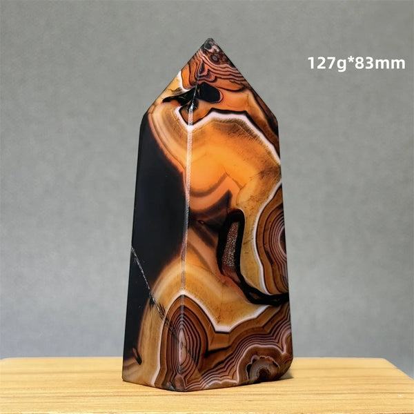 Red Striped Agate Obelisk-ToShay.org