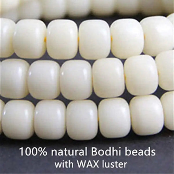 White Bodhi Beads-ToShay.org