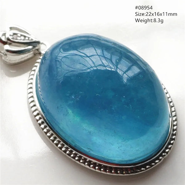 Blue Aquamarine Pendant-ToShay.org