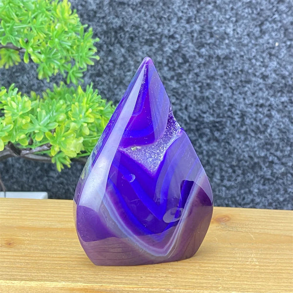 Purple Agate Torch-ToShay.org
