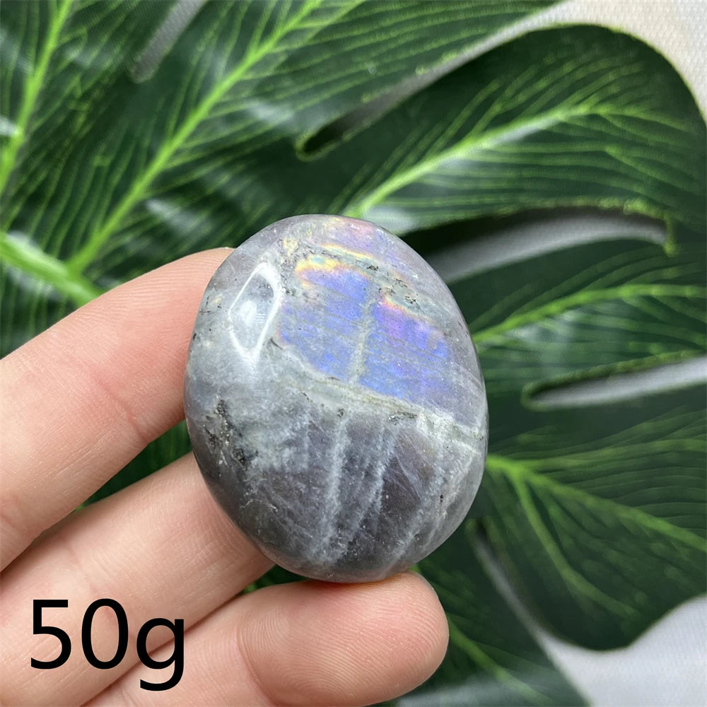 Purple Labradorite Palm Stone-ToShay.org