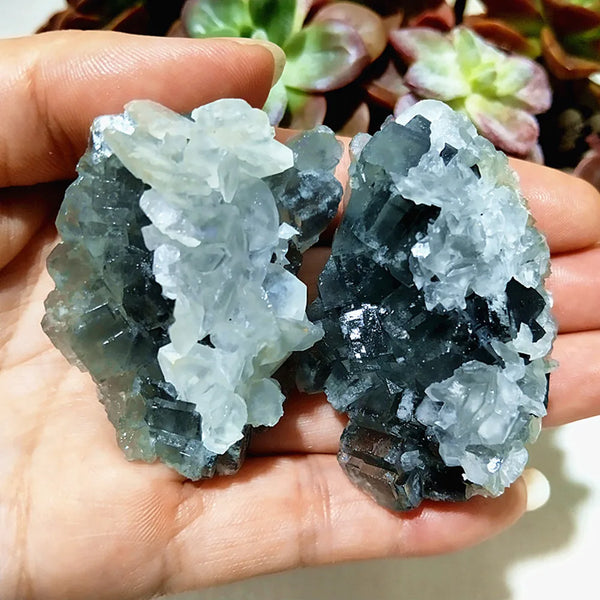 Blue Fluorite Crystal-ToShay.org