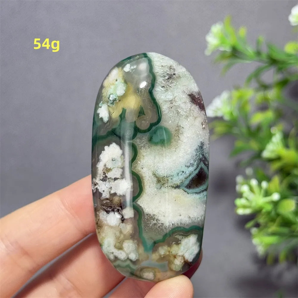 Green Cherry Blossom Agate-ToShay.org