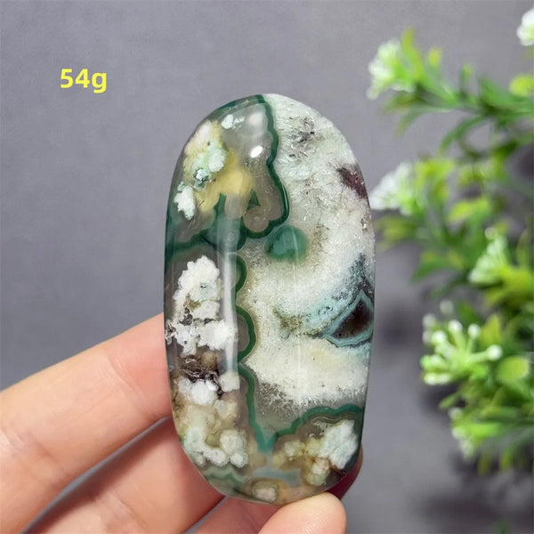 Green Cherry Blossom Agate-ToShay.org
