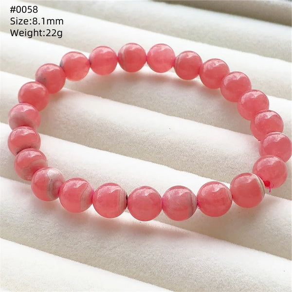 Pink Rhodochrosite Bracelet-ToShay.org