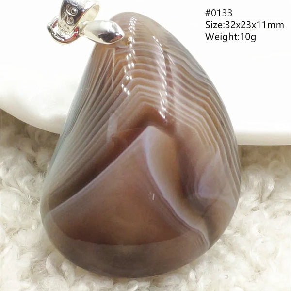Grey Lace Agate Pendant-ToShay.org
