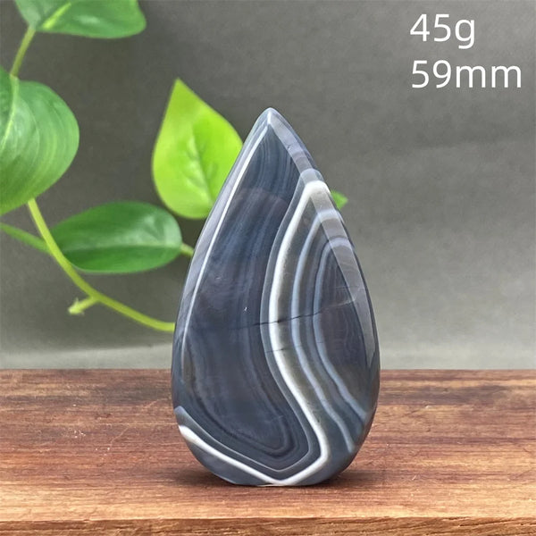 Black Silk Agate Torch-ToShay.org