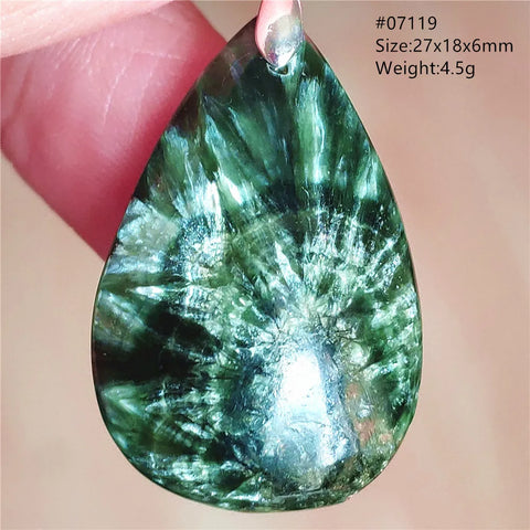 Green Seraphinite Pendant-ToShay.org