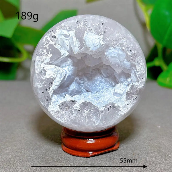 Grey Agate Cluster Ball-ToShay.org