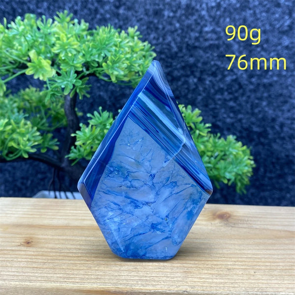 Blue Agate Torch-ToShay.org