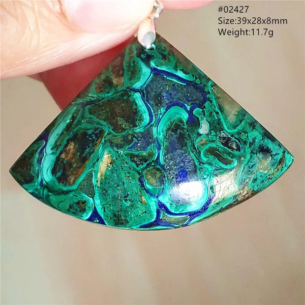 Blue Azulite Pendant-ToShay.org