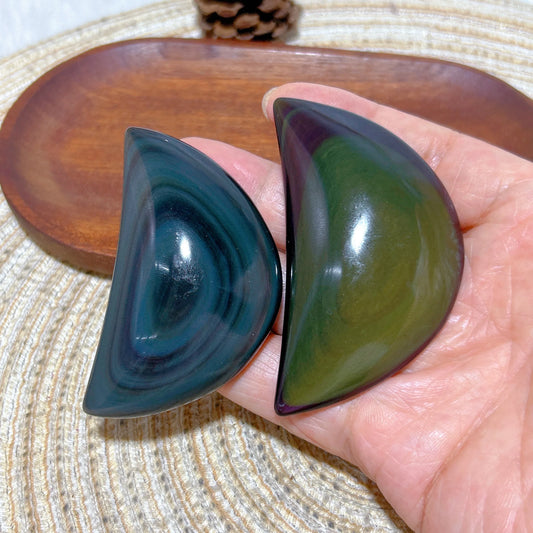 Rainbow Obsidian Moon-ToShay.org