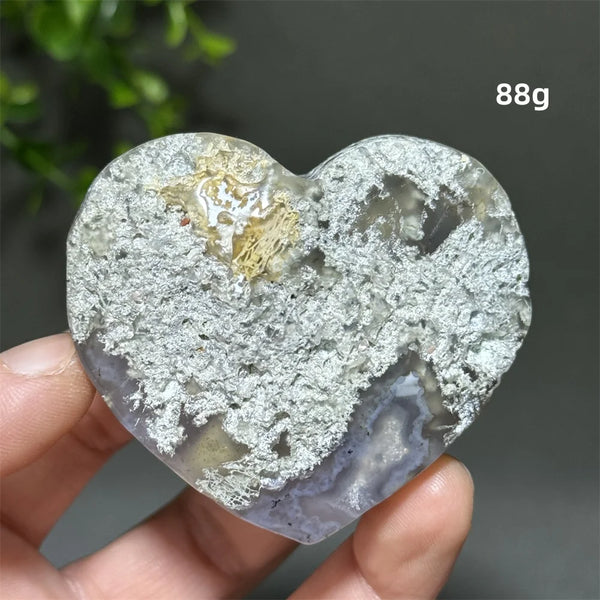 Green Aquatic Agate Heart-ToShay.org