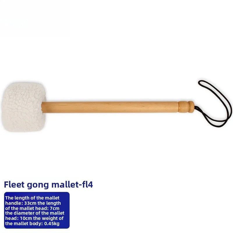 Professional Gong Hammers Drumsticks Woolen Felt Sound Therapy Singing Bowl Mallet Meditation Percussion Instrument Accessories-ToShay.org