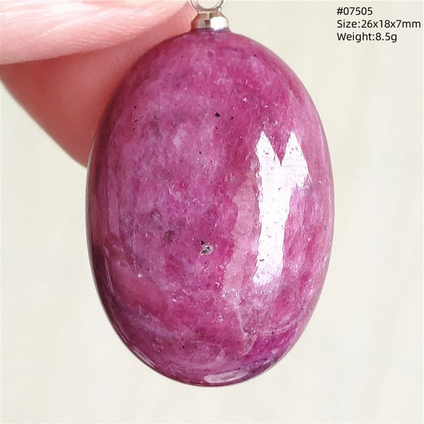 Red Ruby Zoisite Pendant-ToShay.org