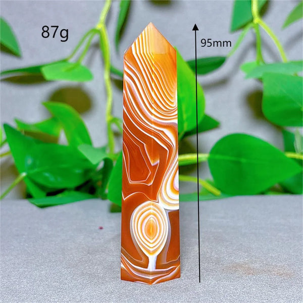 Orange Carnelian Quartz Tower-ToShay.org