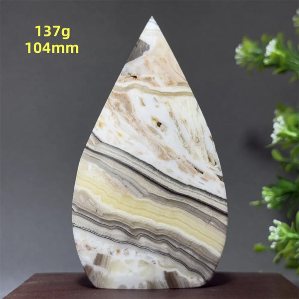 Grey Striped Agate Torch-ToShay.org