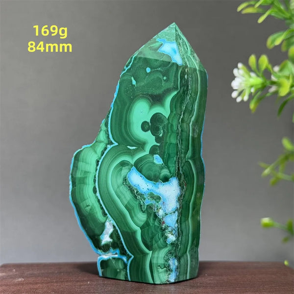 Blue Chrysocolla Tower Stone-ToShay.org