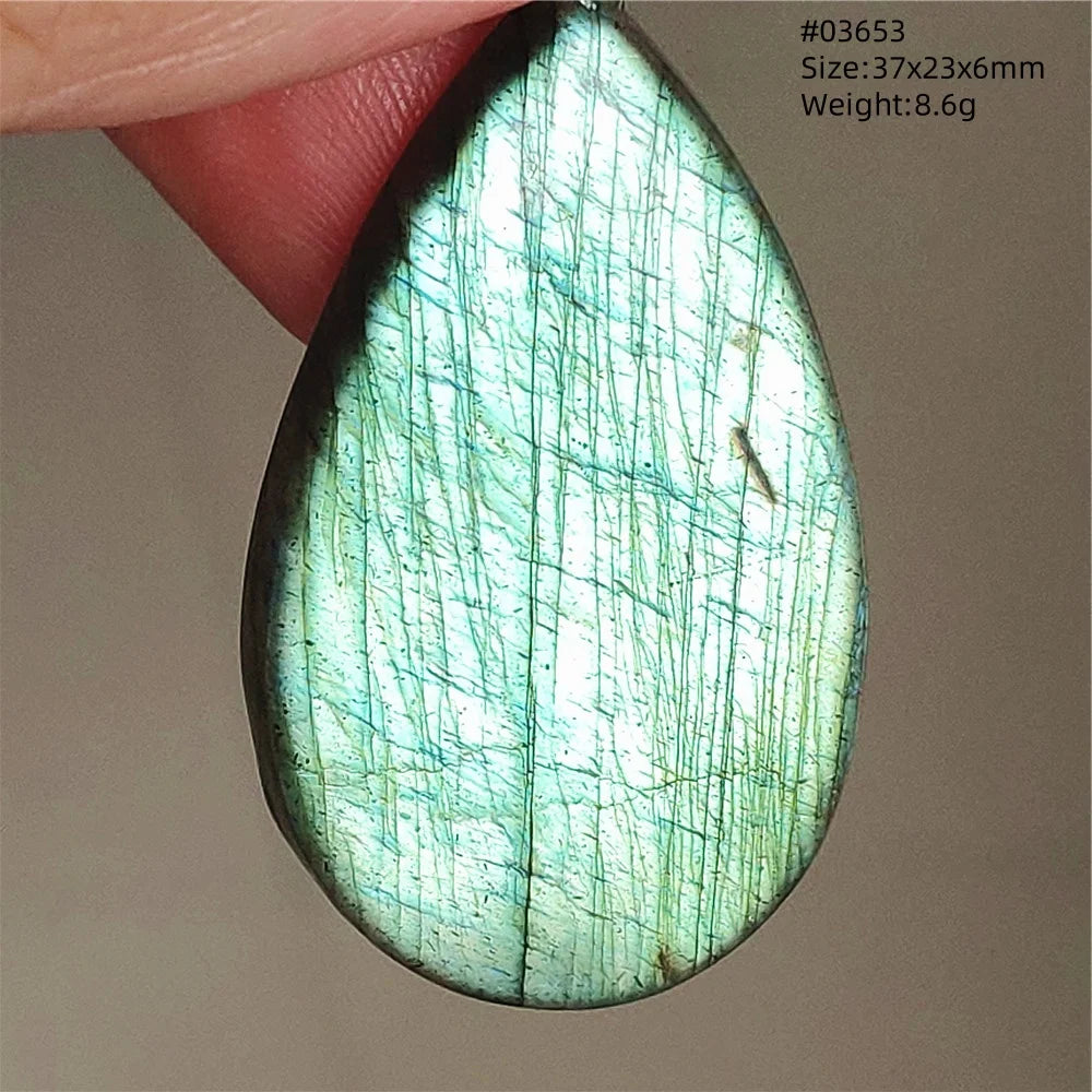 Blue Purple Labradorite Pendant-ToShay.org
