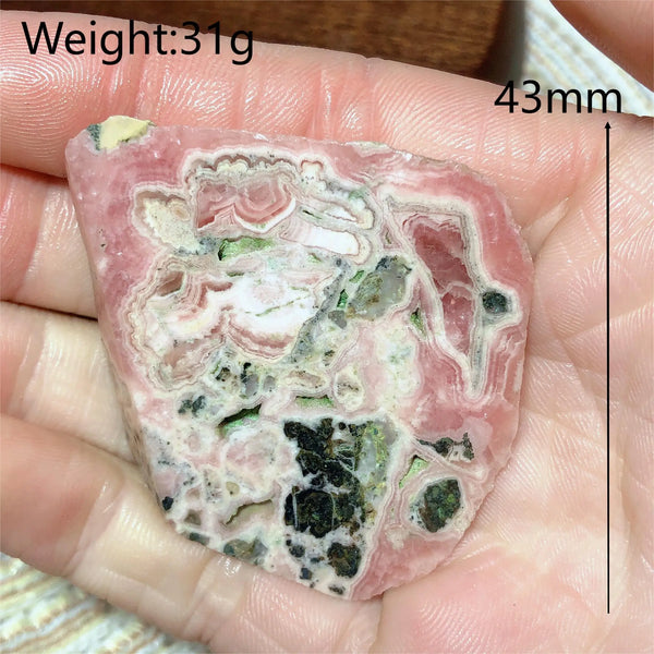 Pink Rhodochrosite Raw Rock-ToShay.org